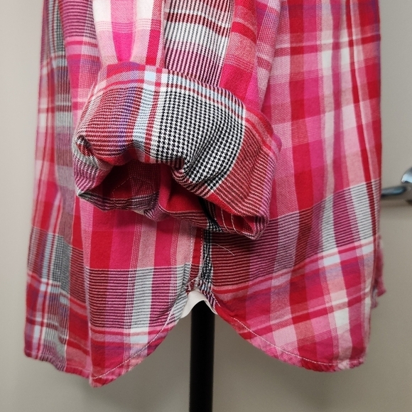 Victoria Secret Pink Plaid Shirt - Picture 9 of 12